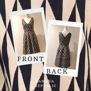 Banana Republic  BR black and silver dress size 2